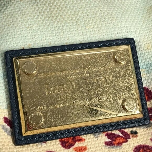 LOUIS VUITTON M93769 Eyeall-Cava PM Escal Bag Shoulder Bag Tote Bag Canvas blue - Picture 14 of 16